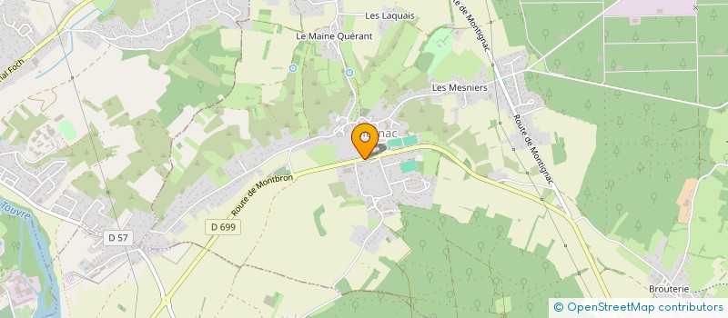 localisation de l'entreprise MADAME JUDITH CHIBOIS à MORNAC