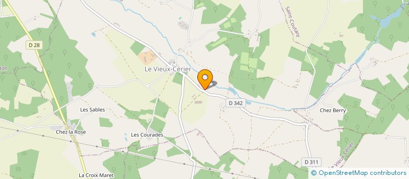 localisation de l'entreprise MADAME JUDITH CONVERY à LE VIEUX-CERIER