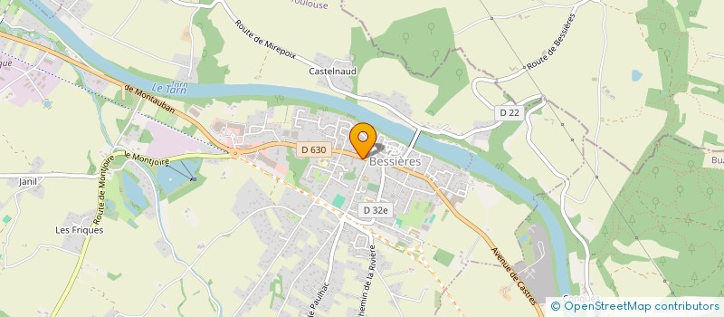 localisation de l'entreprise MADAME JUDITH COUDERT  BESSIERES