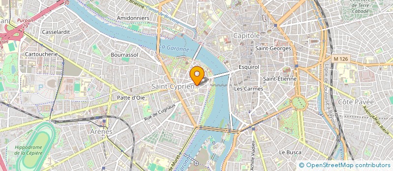 localisation de l'entreprise MADAME JUDITH COURQUET  TOULOUSE