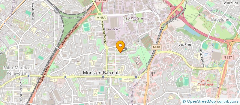 localisation de l'entreprise MADAME JUDITH DJOMKOUO KOMGUEM  MONS-EN-BARUL