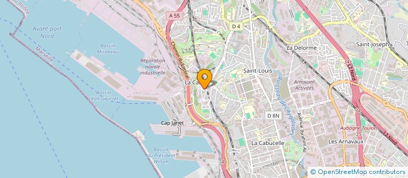 localisation de l'entreprise MADAME JUDITH ELGUIDJ à MARSEILLE