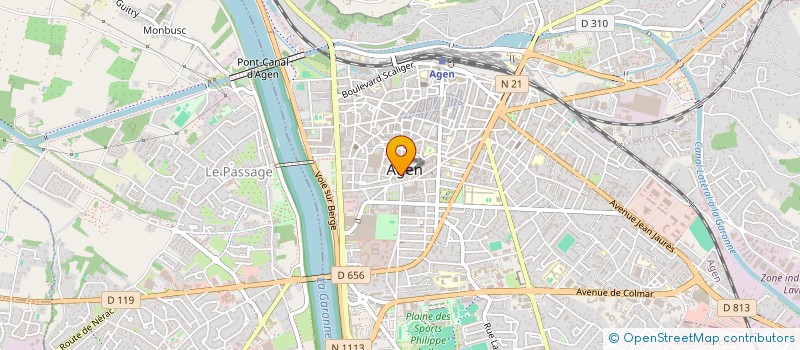 localisation de l'entreprise MADAME JUDITH FISCHER  AGEN