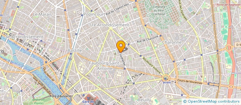 localisation de l'entreprise MADAME JUDITH GAUDIN  PARIS