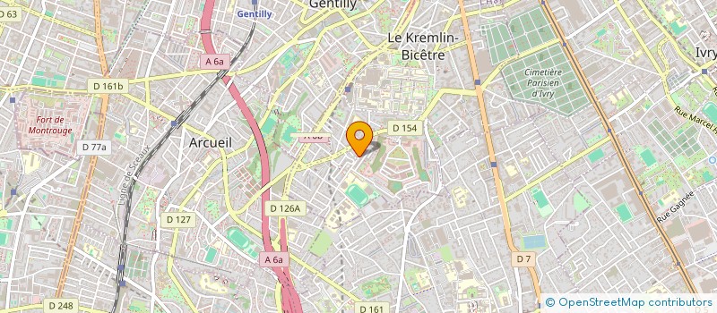 localisation de l'entreprise MADAME JUDITH GOZLAN  LE KREMLIN-BICETRE