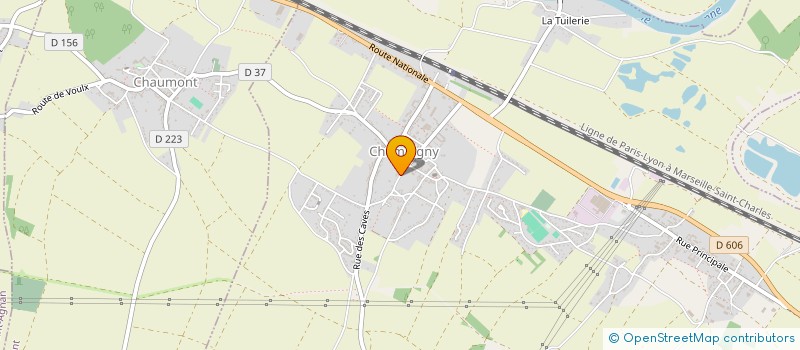 localisation de l'entreprise MADAME JUDITH HAZIOT  CHAMPIGNY