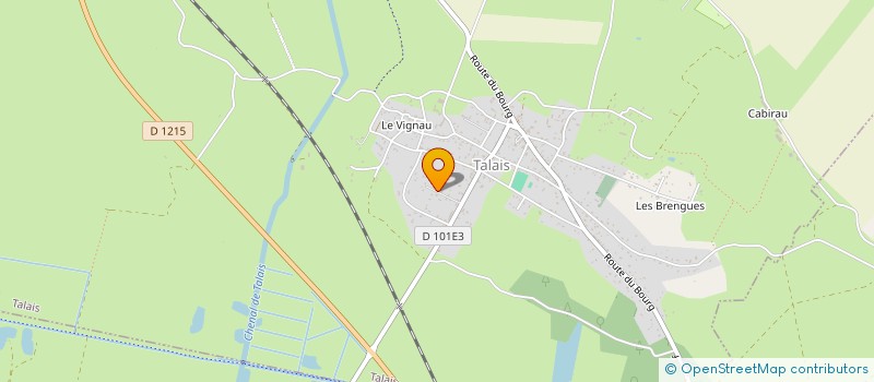 localisation de l'entreprise MADAME JUDITH HOUEE  TALAIS