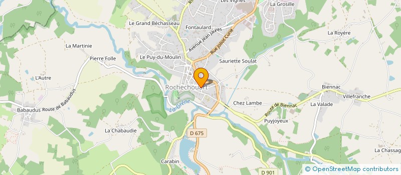 localisation de l'entreprise MADAME JUDITH KEANE à ROCHECHOUART