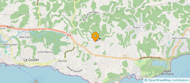 localisation de l'entreprise MADAME JUDITH LENA  LE GOSIER