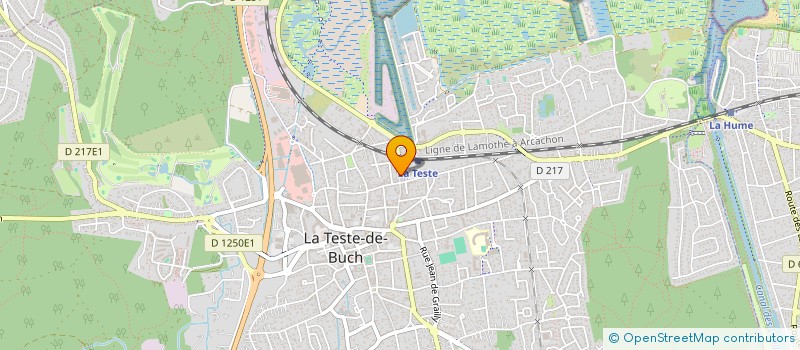 localisation de l'entreprise MADAME JUDITH MERLIN  LA TESTE-DE-BUCH