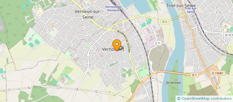 localisation de l'entreprise MADAME JUDITH MEYER à VERNOUILLET