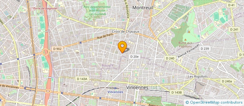 localisation de l'entreprise MADAME JUDITH MEYERSON à MONTREUIL