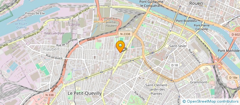 localisation de l'entreprise MADAME JUDITH NKELLO  ROUEN