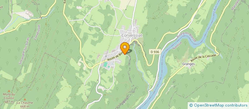 localisation de l'entreprise MADAME JUDITH NORMANTON  CORVEISSIAT