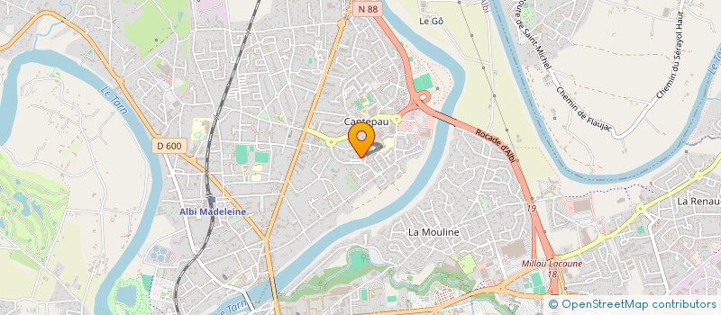 localisation de l'entreprise MADAME JUDITH OSSO  ALBI