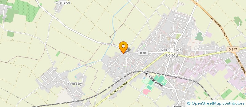 localisation de l'entreprise MADAME JUDITH PELLETIER  NEUVILLE-DE-POITOU