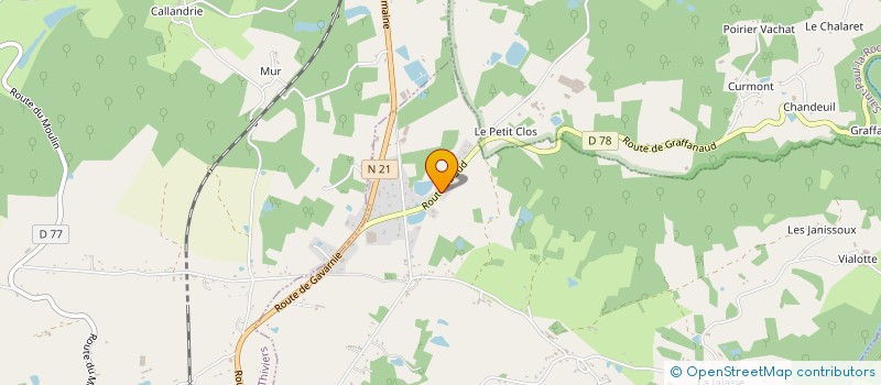 localisation de l'entreprise MADAME JUDITH PFEIFER à CHALAIS