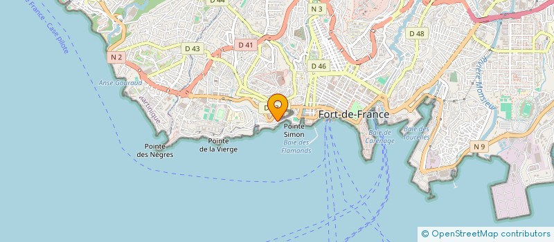 localisation de l'entreprise MADAME JUDITH PIQUIONNE  FORT-DE-FRANCE