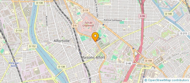 localisation de l'entreprise MADAME JUDITH REZLAN  MAISONS-ALFORT