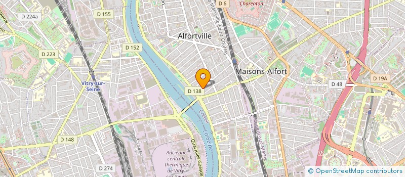 localisation de l'entreprise MADAME JUDITH SARFATI  ALFORTVILLE