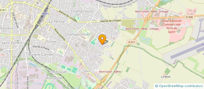 localisation de l'entreprise MADAME JUDITH STEPHANY à NIORT