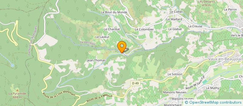 localisation de l'entreprise MADAME JUDITH STERN  VAUX-EN-BEAUJOLAIS