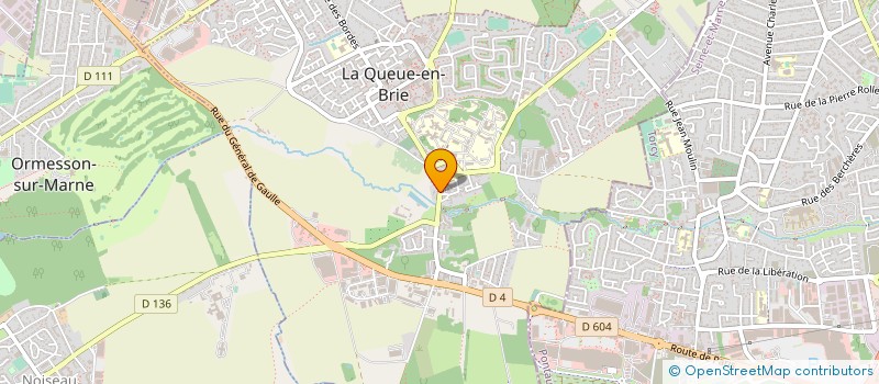 localisation de l'entreprise MADAME JUDITH VASCONCELOS  LA QUEUE-EN-BRIE