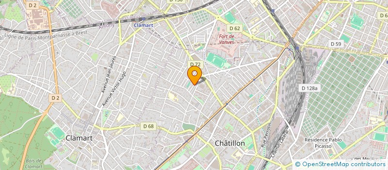 localisation de l'entreprise MADAME JUDITH VIGIER à CHATILLON