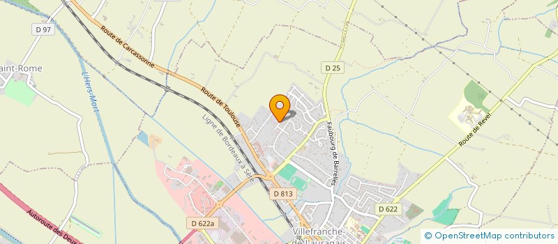 localisation de l'entreprise MADAME JUDITH YANG  VILLEFRANCHE-DE-LAURAGAIS