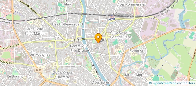 localisation de l'entreprise MADAME JUDITHE PLUSSAINT  LAVAL