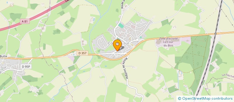 localisation de l'entreprise MADAME JUDYTA DUDKOWIAK  COULANS-SUR-GEE