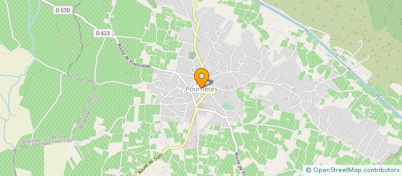 localisation de l'entreprise MADAME JULES BRAISSANT  POURRIERES