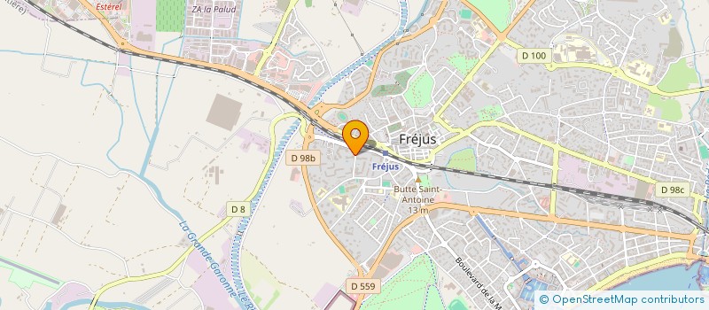 localisation de l'entreprise MADAME JULES PABLO MARTINEZ à FREJUS