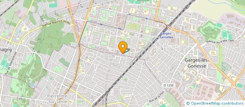 localisation de l'entreprise MADAME JULIA ABOSI  SARCELLES