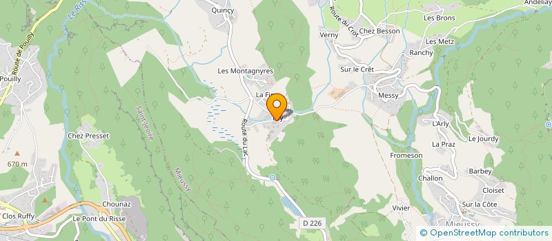 localisation de l'entreprise MADAME JULIA ANTUNES VALLEREY  MIEUSSY