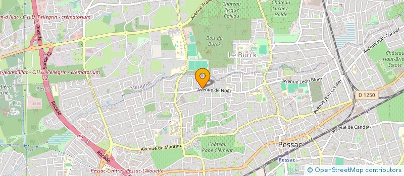 localisation de l'entreprise MADAME JULIA BALERDI à PESSAC
