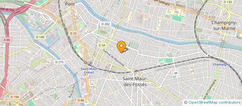 localisation de l'entreprise MADAME JULIA BALL  SAINT-MAUR-DES-FOSSES