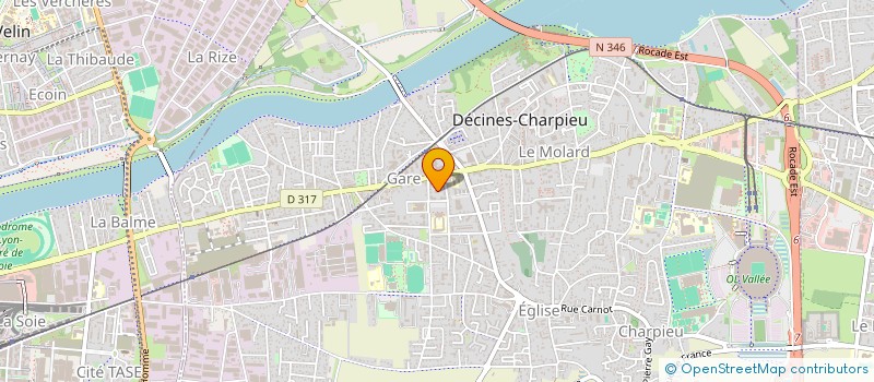 localisation de l'entreprise MADAME JULIA BALOGH  DECINES-CHARPIEU