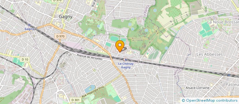 localisation de l'entreprise MADAME JULIA BARTHELEMY  GAGNY