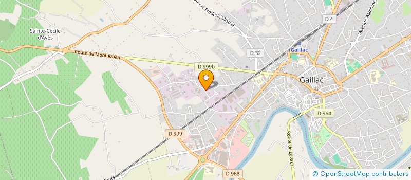 localisation de l'entreprise MADAME JULIA BAURENS à GAILLAC