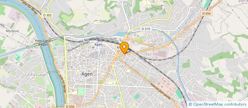 localisation de l'entreprise MADAME JULIA BELARCHE  LE PASSAGE