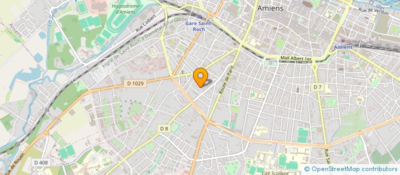 localisation de l'entreprise MADAME JULIA BELLINA à AMIENS
