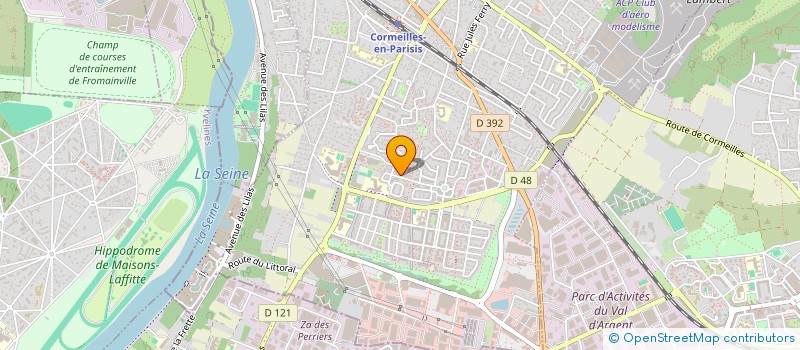 localisation de l'entreprise MADAME JULIA BENEJEAN  CORMEILLES-EN-PARISIS