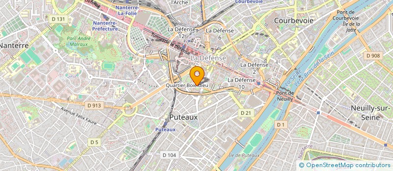 localisation de l'entreprise MADAME JULIA BENZAKEIN  PUTEAUX