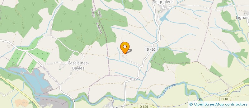 localisation de l'entreprise MADAME JULIA BERNARD  SEIGNALENS