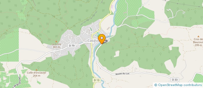 localisation de l'entreprise MADAME JULIA BERNARDI  CABASSE