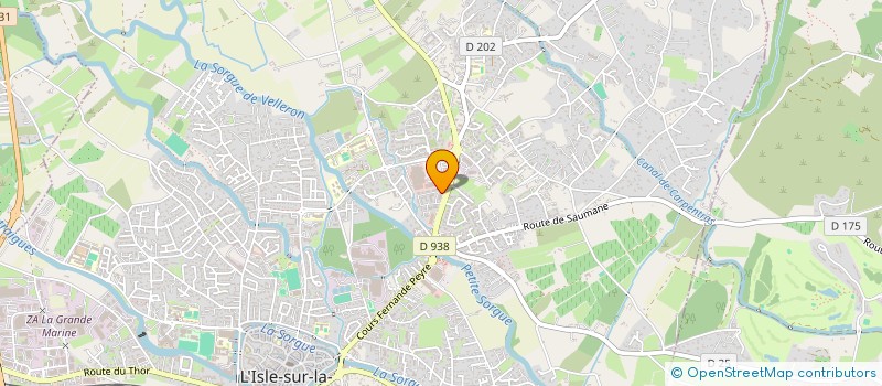 localisation de l'entreprise MADAME JULIA BERNIER à L'ISLE-SUR-LA-SORGUE