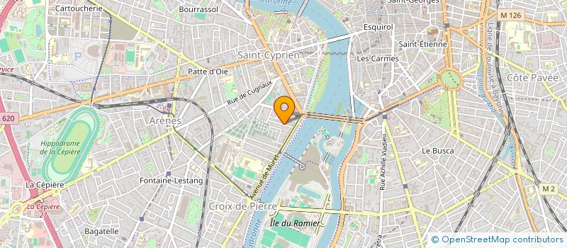 localisation de l'entreprise MADAME JULIA BIGNON à TOULOUSE
