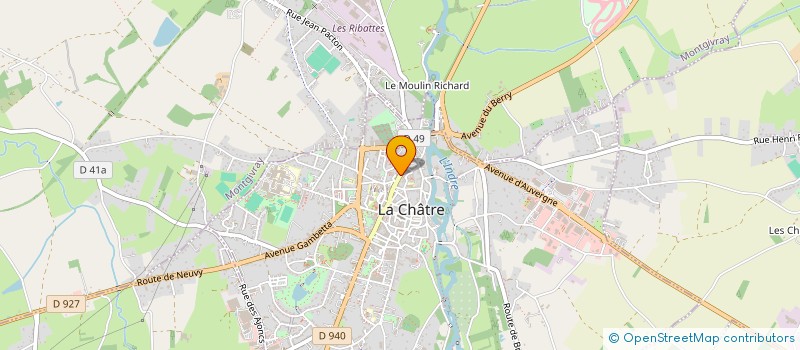 localisation de l'entreprise MADAME JULIA BIRBRAER à LA CHATRE