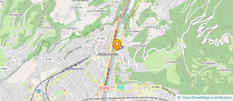 localisation de l'entreprise MADAME JULIA BLANC  BEAUFORT